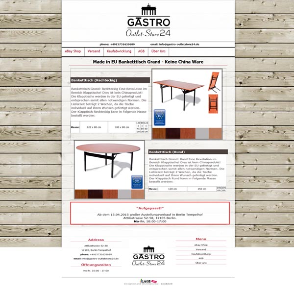 listandsell ebay Template Design